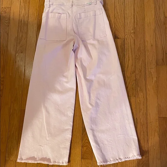 Billabong Light Pink Wide Leg Jeans - Picture 10 of 10